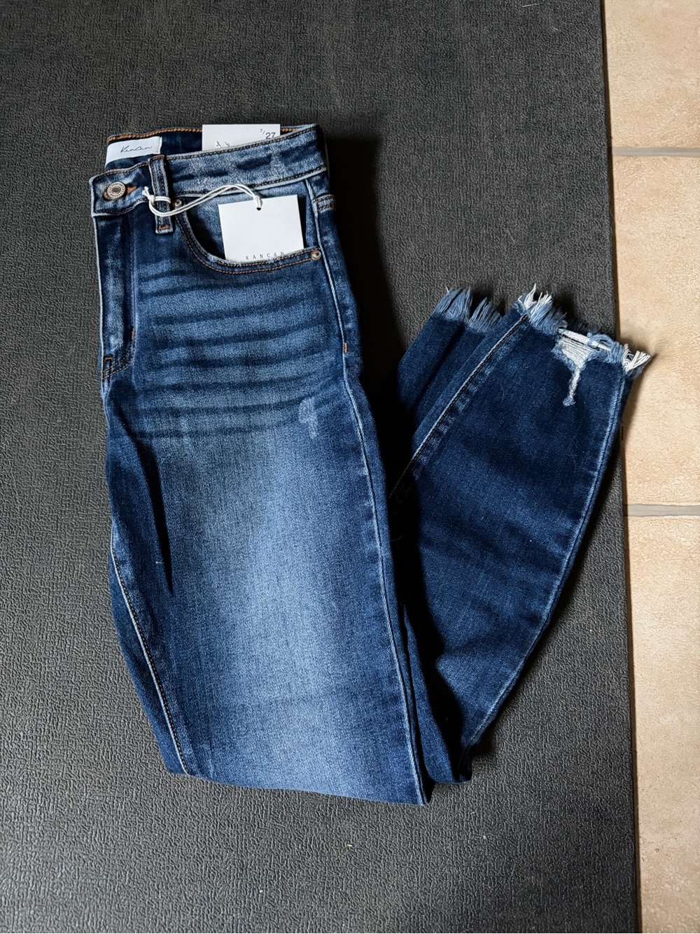 Kancan dark blue skinny jeans 💙